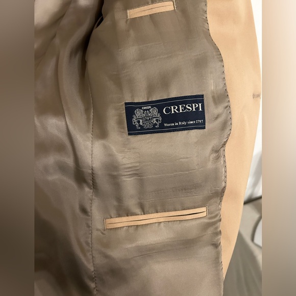 J. Crew Ludlow suit jacket, tan cotton, 40L - Picture 4 of 7